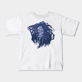 Rasta Mecha ( Japanese Cyborg ) Kids T-Shirt